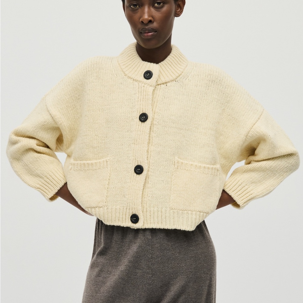 NWOT Babaa Cardigan no23 Natural